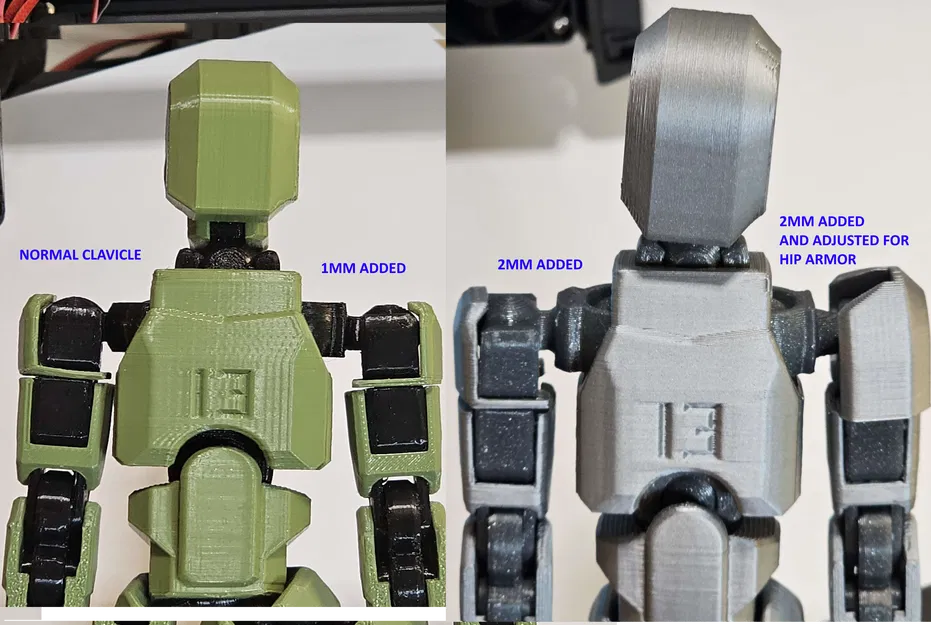 Hunky 13 (Biến thể Dummy 13) Khung xương đòn, ống chân và đùi lớn hơn. - Image 8