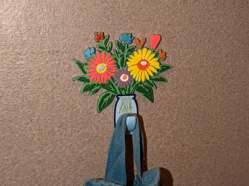 Móc Treo Khăn Hình Bó Hoa - Image 1