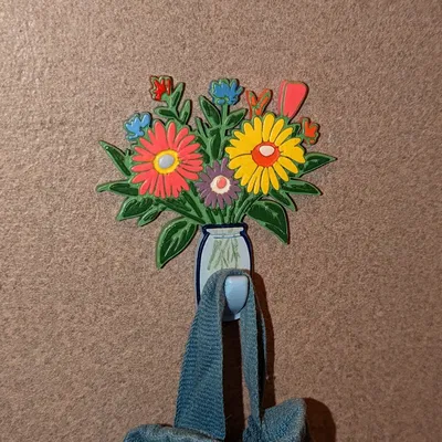 Móc Treo Khăn Hình Bó Hoa