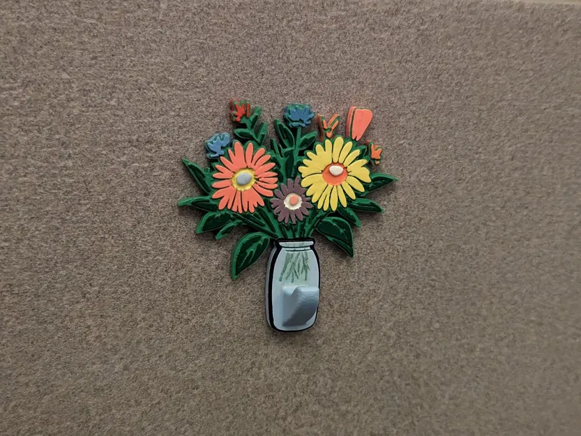 Móc Treo Khăn Hình Bó Hoa - Image 2