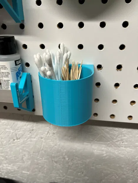 Đế Đựng Tăm Bông/Tăm Xỉa Răng Cho Pegboard - Image 1