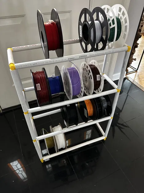 Đầu nối ống 1/2 inch cho dự án, có giá đỡ filament - Image 3