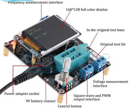 Vỏ hộp Bộ phân tích GM328A với Nguồn 18650 - Image 8