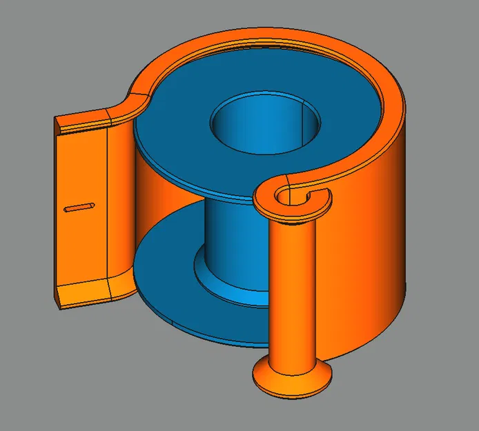 Cuộn dây và kẹp dây tùy chỉnh [FreeCAD] - Image 1