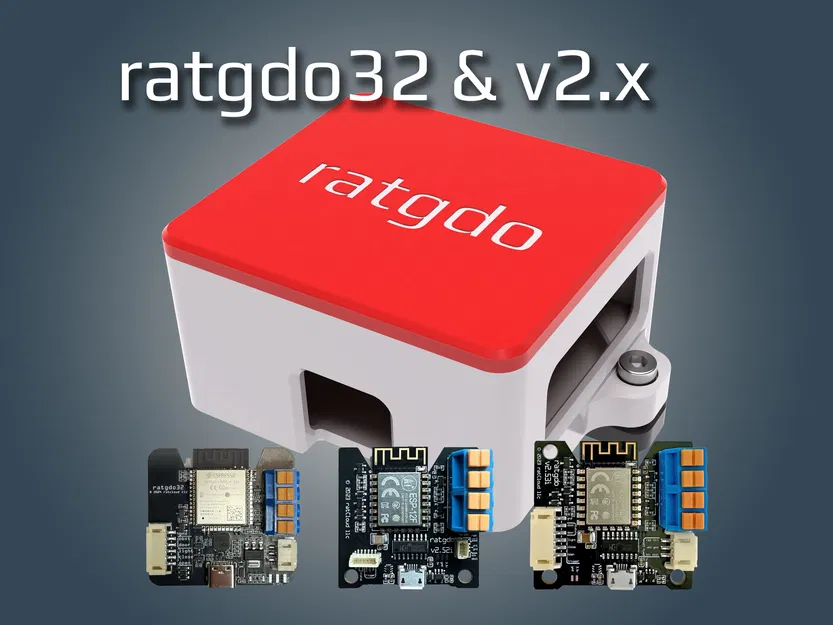 Vỏ/Bộ che cho PCB ratgdo32, v2.53i, v2.52i, v2.5i, v2.5 & v2.0 - Image 1