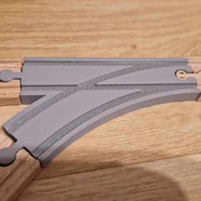 Đường ray chuyển mạch cong - Phiên bản M 2, đầu nối đã sửa đổi MMF FFM