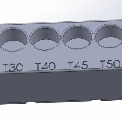 Kệ Giữ Socket Husky T20 đến T55 Chuẩn Gridfinity