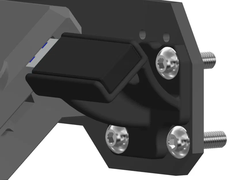 Tấm Bảo Vệ USB cho Prusa MK4 (Protector-USB_xLCD-MK4) - Image 1