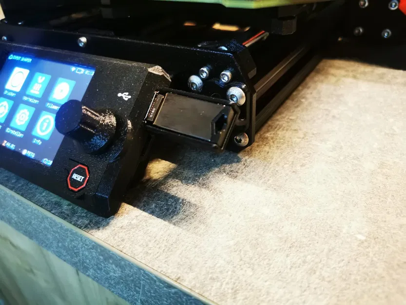 Tấm Bảo Vệ USB cho Prusa MK4 (Protector-USB_xLCD-MK4) - Image 2