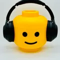 Giá đỡ tai nghe hình đầu Minifig - Thumbnail 1