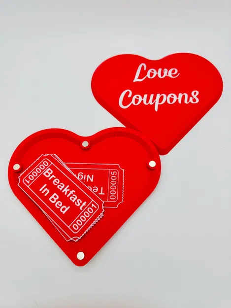 Hộp Trái Tim Nam Châm Đơn Giản - Image 2