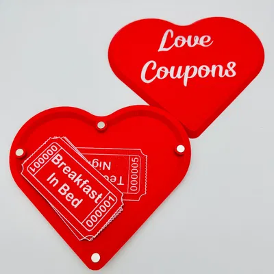 Hộp Trái Tim Nam Châm Đơn Giản