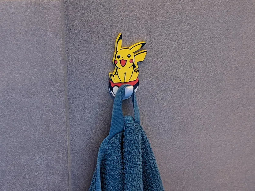 Móc Treo Khăn Pikachu Pokeball - Image 2