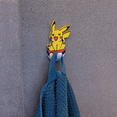 Móc Treo Khăn Pikachu Pokeball