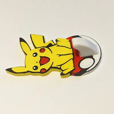Móc Treo Khăn Pikachu Pokeball