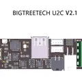 Giá đỡ cho bo mạch Bigtreetech U2C 2.1 can - Thumbnail 2
