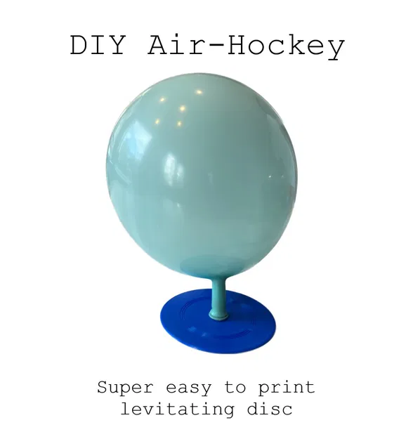 Đĩa Air-Hockey Nổi Lên + Mái Chèo - Image 1