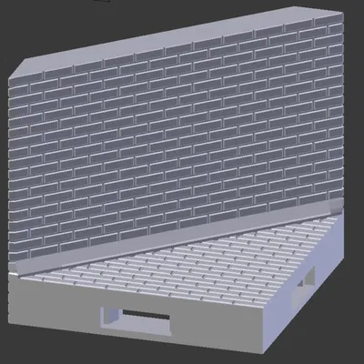 Tường Gạch Vòm Chéo DaD Openlock PiP 1 Khối