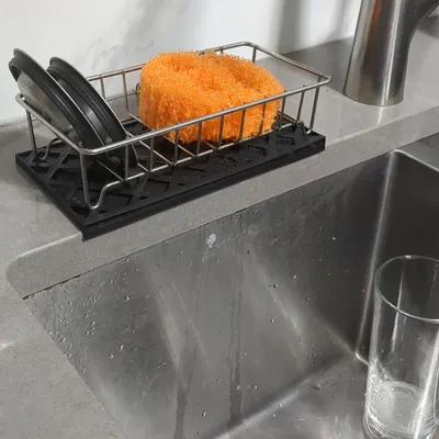 Khay Tự Ráo Nước Cho Bọt Biển Nhà Bếp