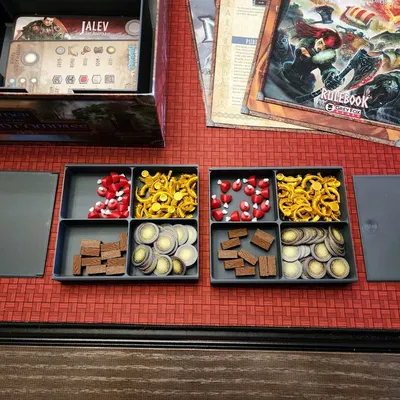 Khay cắm board game Champions of Midgard Jarl Edition - Bản Remix