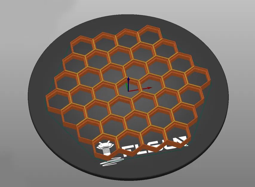 Khay lục giác tổ ong cho tường lưu trữ cho FLSUN Q5 - Image 1