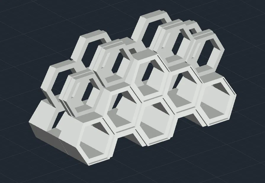 Giá đỡ Laptop Dọc Hình Tổ Ong cho Macbook Pro - Image 2