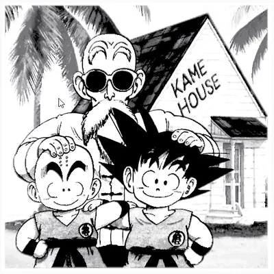 Mô hình 3D Dragon Ball - Nhà của Quy Lão Tiên Nhân - Hueforge