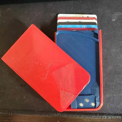 Maker Wallet Thiết Kế Lại (Nam Châm, 6 thẻ, Vân Nhám)