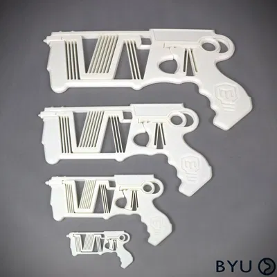 One Piece Compliant Mechanism Blaster (Mark Rober)