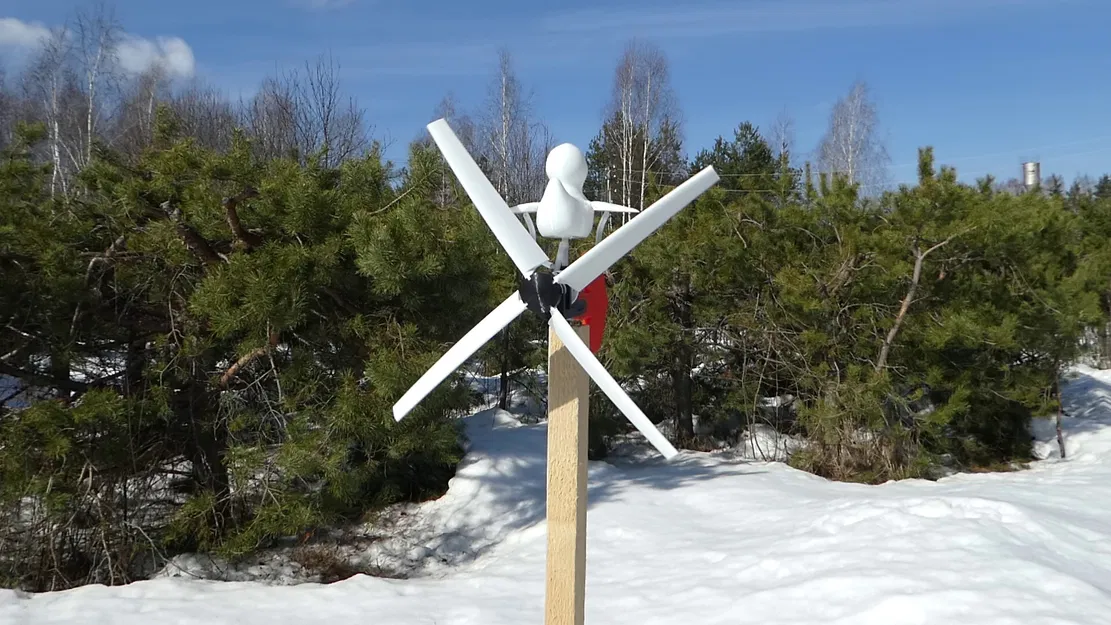 Vịt tập bay - con quay gió 100% in 3D - Image 5