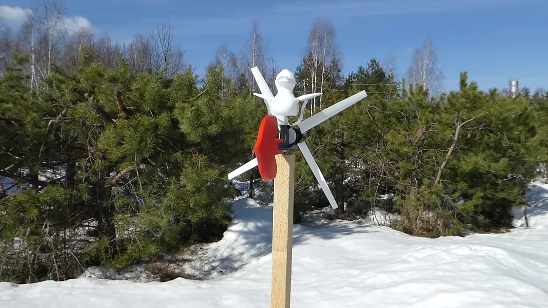 Vịt tập bay - con quay gió 100% in 3D - Image 8