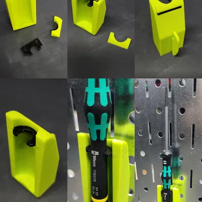 Giá đỡ tường Wera Kraftform Micro (Parametric) cho Bảng điều khiển