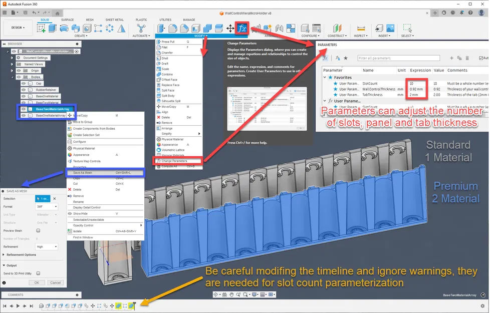 Giá đỡ tường Wera Kraftform Micro (Parametric) cho Bảng điều khiển - Image 6