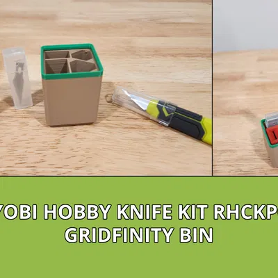 Hộp đựng Dao Rọc Giấy Ryobi RHCKP04 Chuẩn Gridfinity 1x1x7