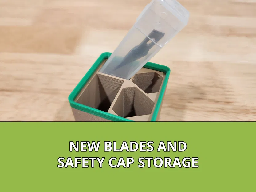 Hộp đựng Dao Rọc Giấy Ryobi RHCKP04 Chuẩn Gridfinity 1x1x7 - Image 3