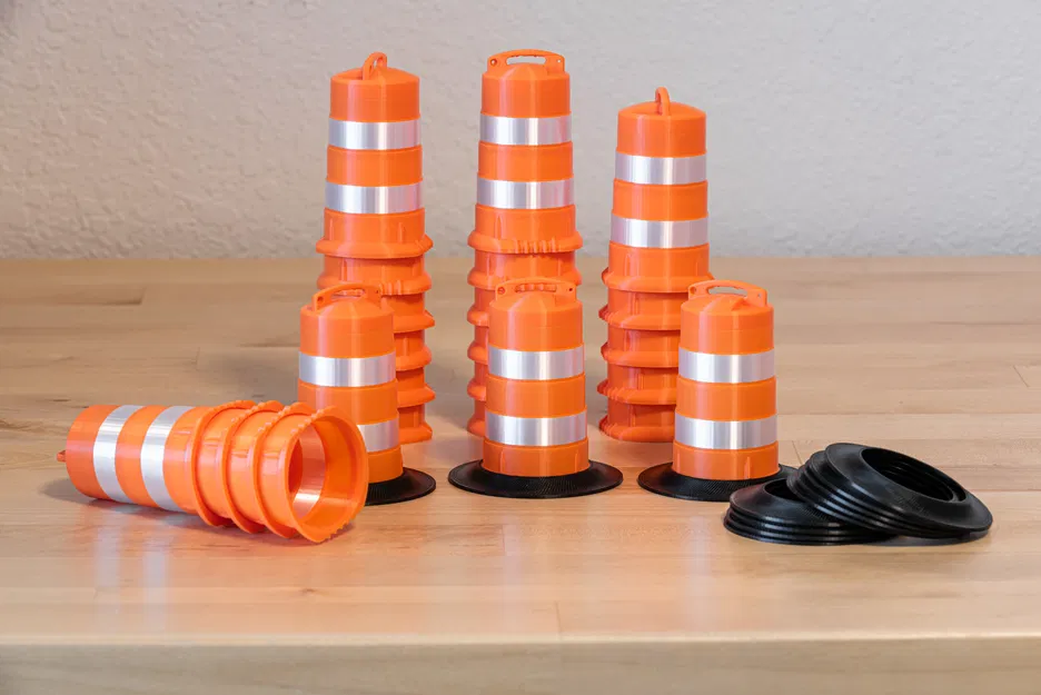 Thùng Giao Thông Tỉ Lệ 1/14 - Đa Sắc Màu - Không Cần Support - Đế Rời - Image 2