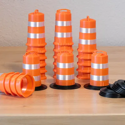 Thùng Giao Thông Tỉ Lệ 1/14 - Đa Sắc Màu - Không Cần Support - Đế Rời