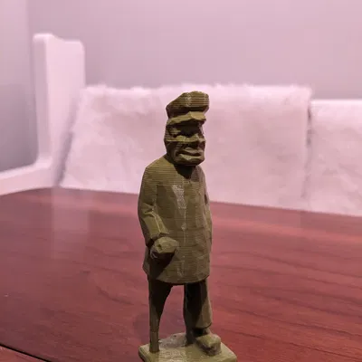 Tượng Thủy Thủ Phong Cách Low Poly