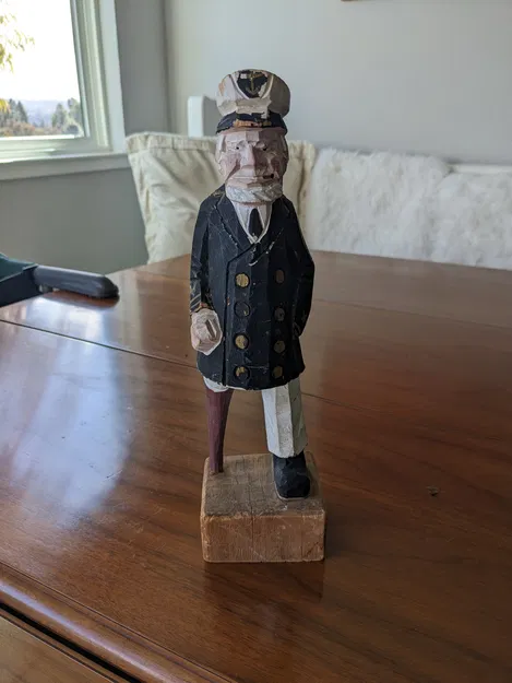 Tượng Thủy Thủ Phong Cách Low Poly - Image 2