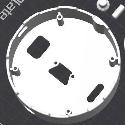 Chân đế có ốc vít đỡ