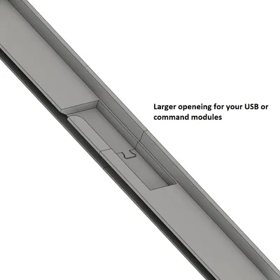 Nắp Nâng Trên Cho Bambu Lab P1P ARC Có Đèn - Phiên Bản 10mm+