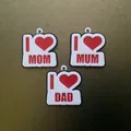 Móc khóa/Bùa dây chuyền Ngày của Mẹ / Ngày của Cha - Thumbnail 2