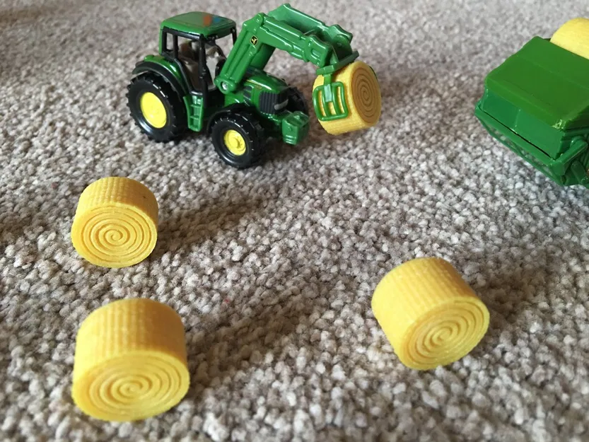 Cuộn rơm cho máy kéo Siku tỉ lệ 1:50 - Image 1