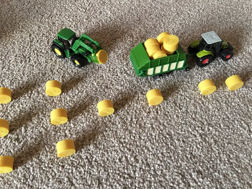 Cuộn rơm cho máy kéo Siku tỉ lệ 1:50 - Image 3