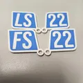 Móc Khóa Farming Simulator 22 FS22 / Landwirtschaftsimulator 22 Schlüsselanhänger LS22 - Thumbnail 3