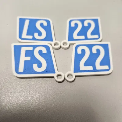 Móc Khóa Farming Simulator 22 FS22 / Landwirtschaftsimulator 22 Schlüsselanhänger LS22