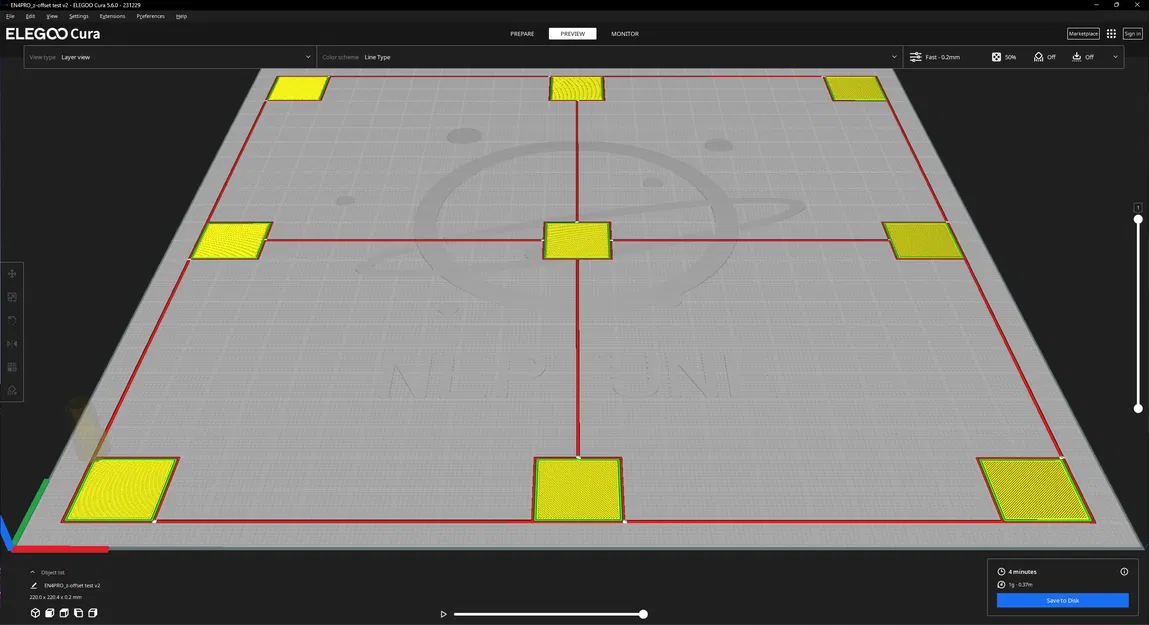 Bài kiểm tra căn chỉnh bù trừ Z - Image 2