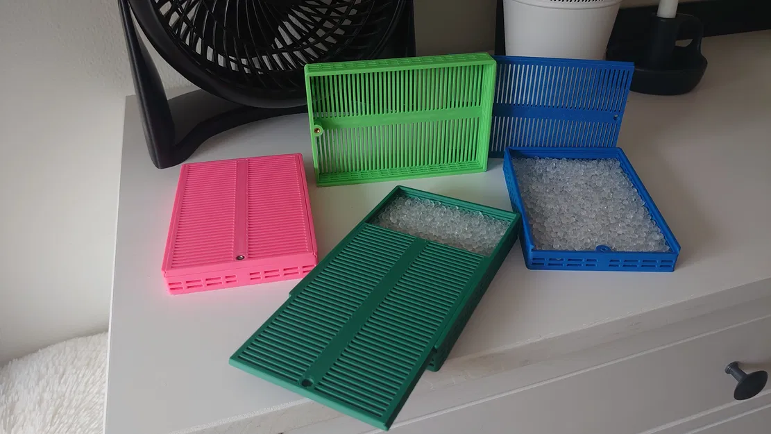 Hộp đựng gel hút ẩm có nắp trượt (cho 100g) - Image 9