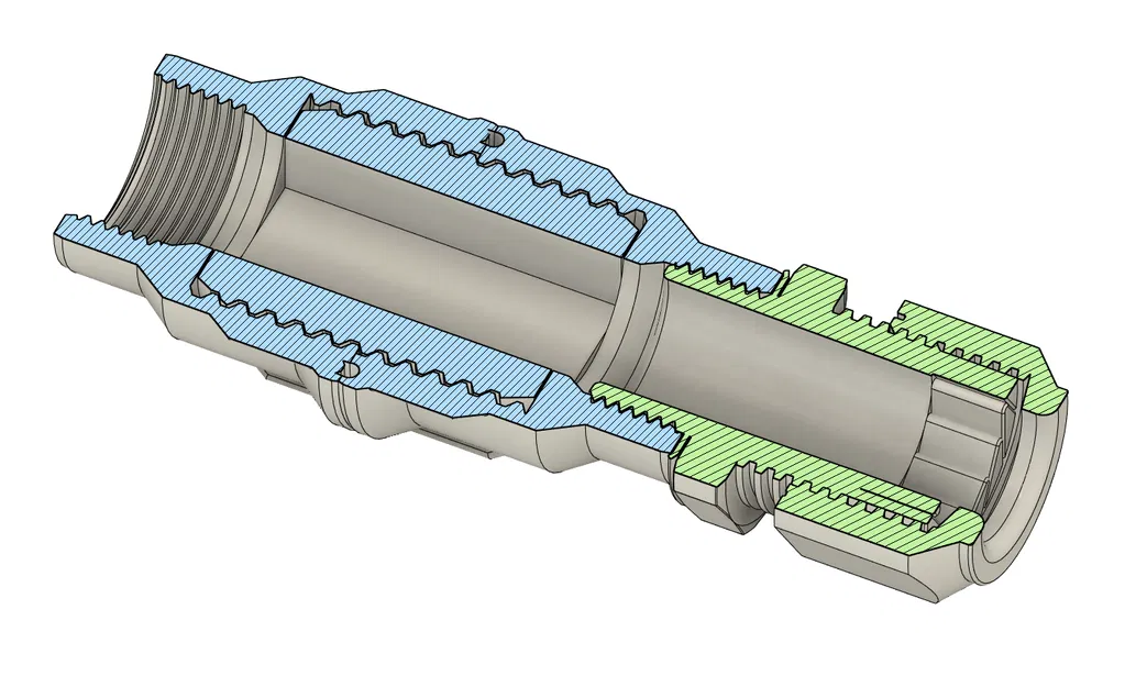 Đầu nối chống nước Wago 221 Inline 3 mảnh - Image 1