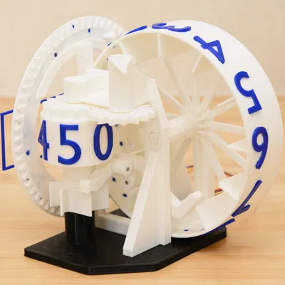 Đồng hồ cơ Numechron trục xoay ba chiều